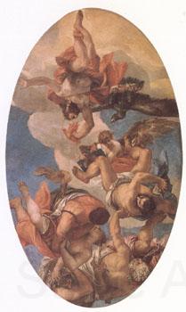 VERONESE (Paolo Caliari) Jupiter Smiting the Vices (mk05) Spain oil painting art